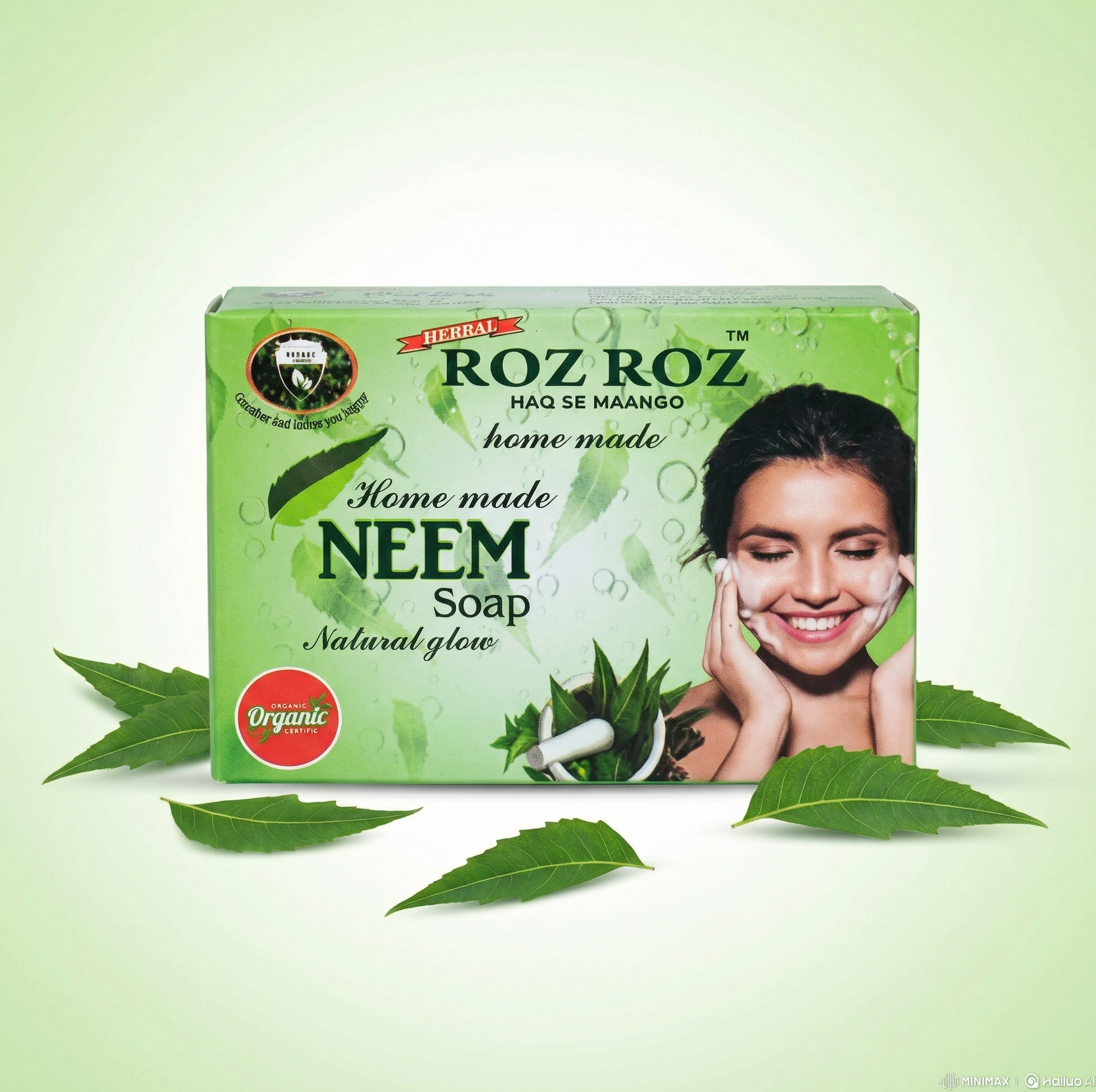 Organic Soap Neem (ROZ ROZ Haq Se Maango)
