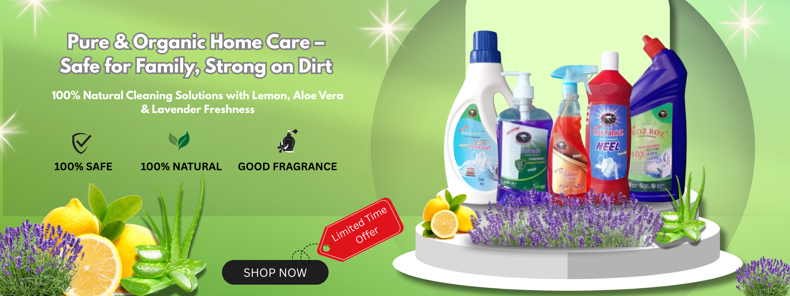 Organic Cleaning Banner